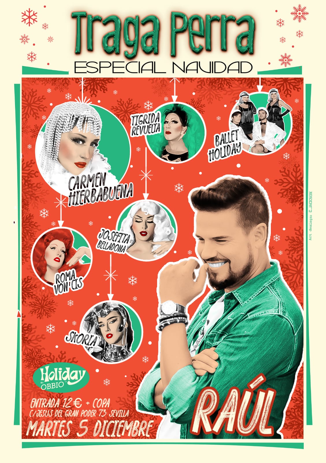 Fotografía promocional de TRAGA·PERRA ESPECIAL NAVIDAD CON RAUL