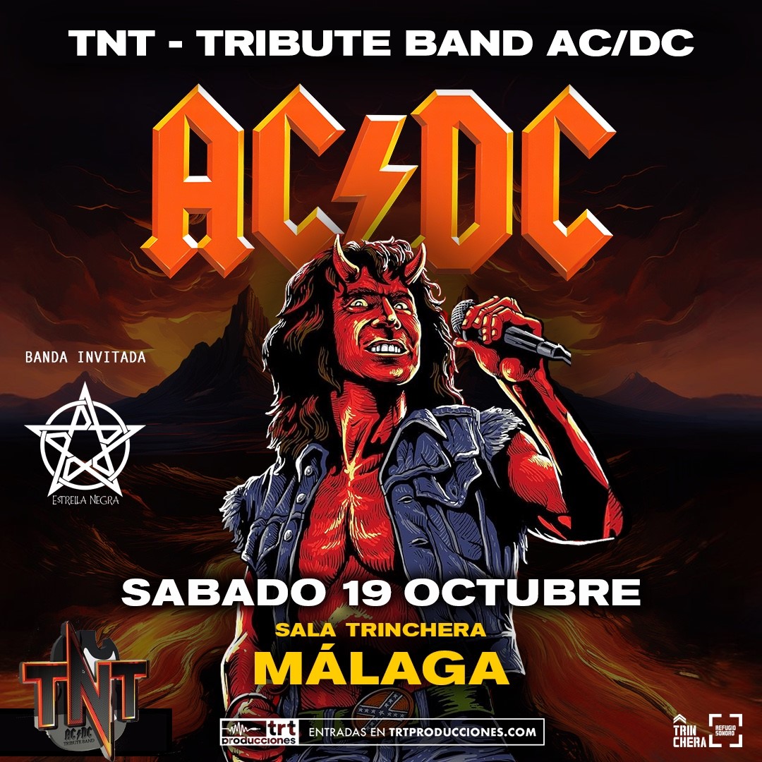 Promofoto von TRIBUTO AC/DC por TNT tributo en Sala Trinchera (Málaga).