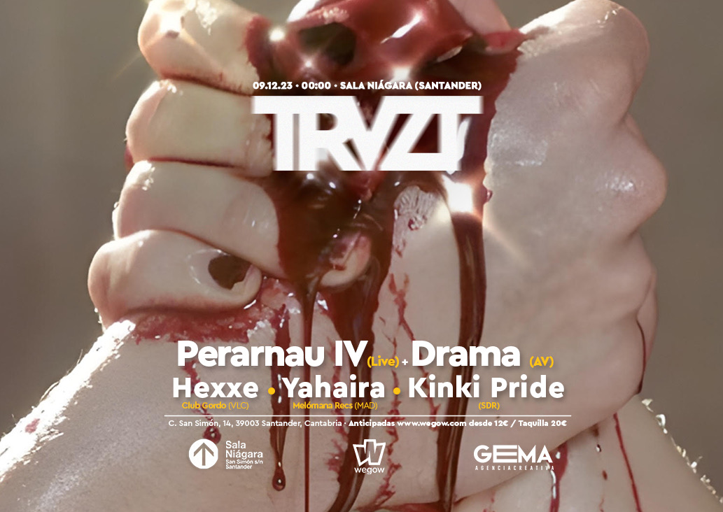 Fotografía promocional de Trvzt Sala Niagara 9 de diciembre