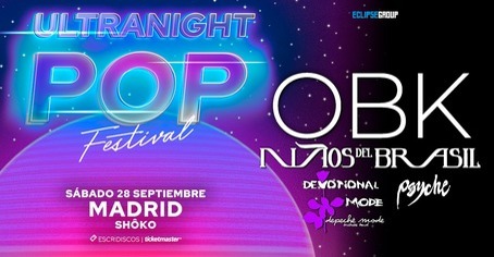 Fotografía promocional de UltraNight Pop Festival 2024