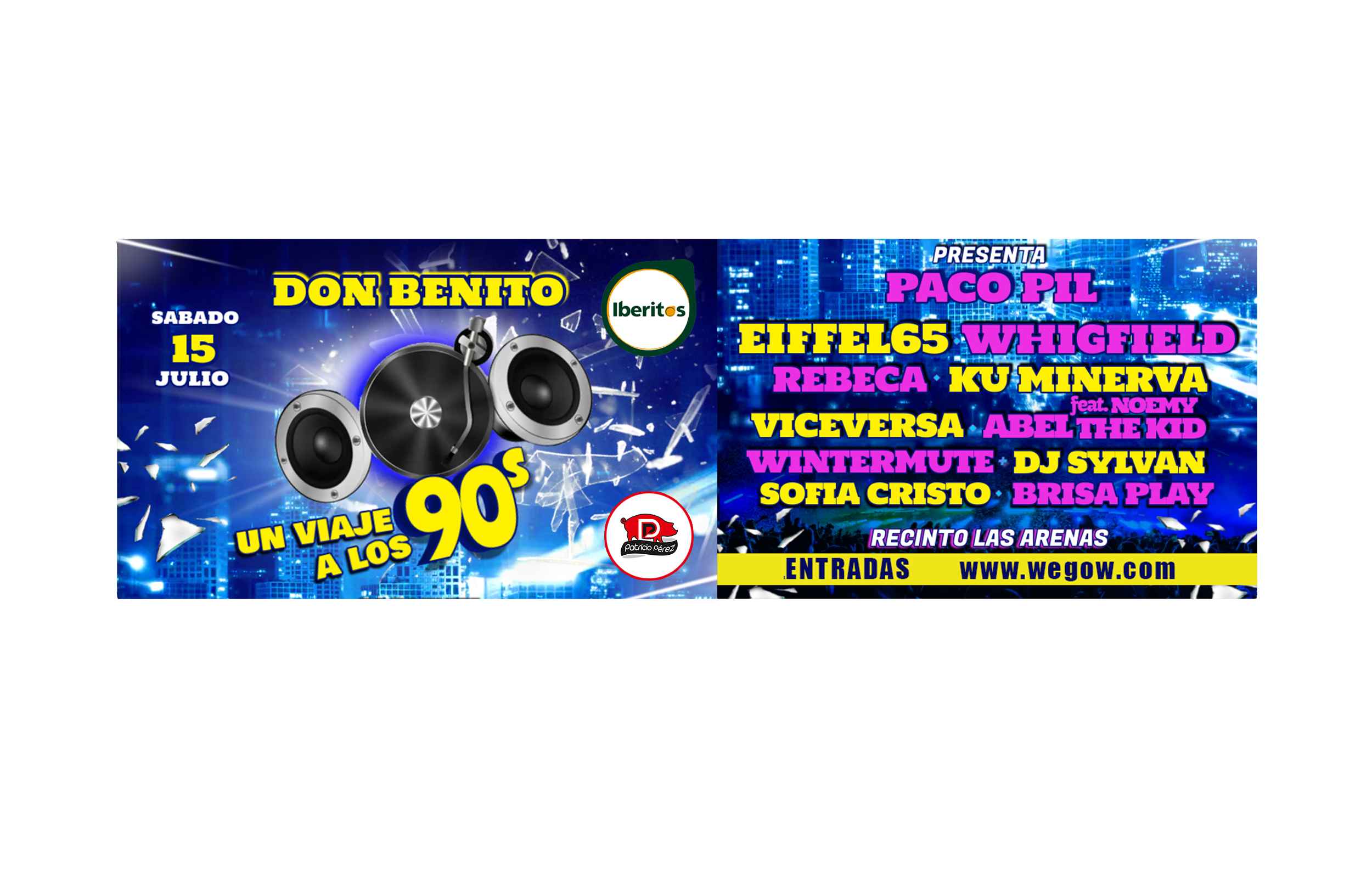 Fotografía promocional de UN VIAJE A LOS 90´S Don Benito