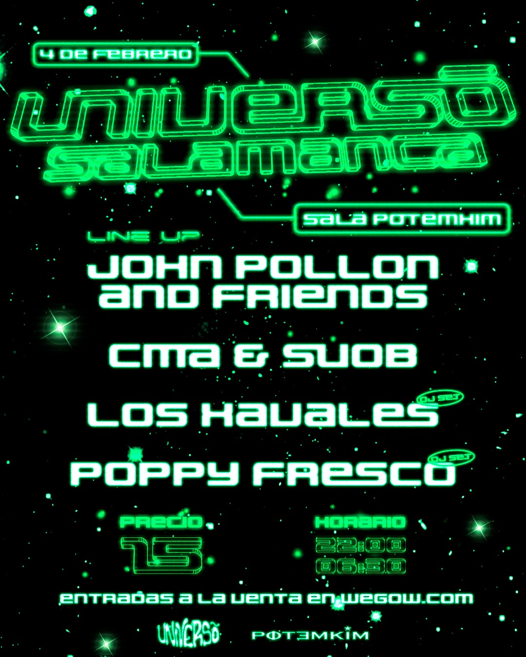 Fotografía promocional de UNIVERSO 0125 SALAMANCA