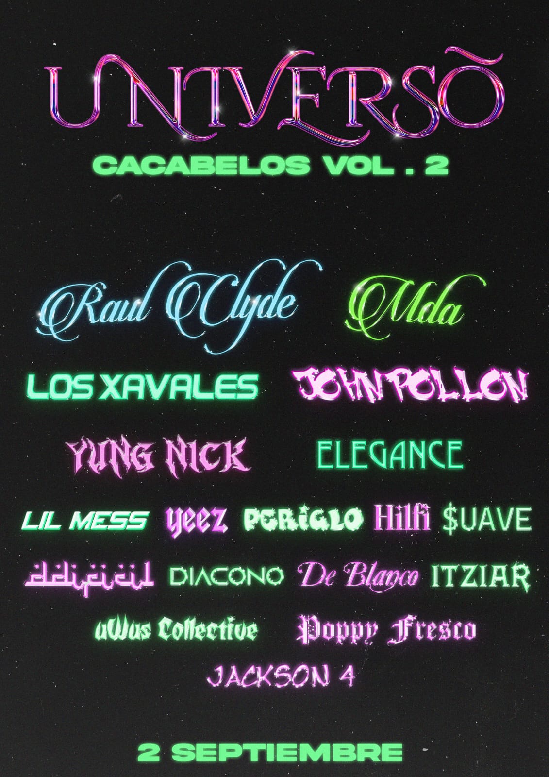 Promofoto von UNIVERSO CACABELOS V.2, 02/09/2023.