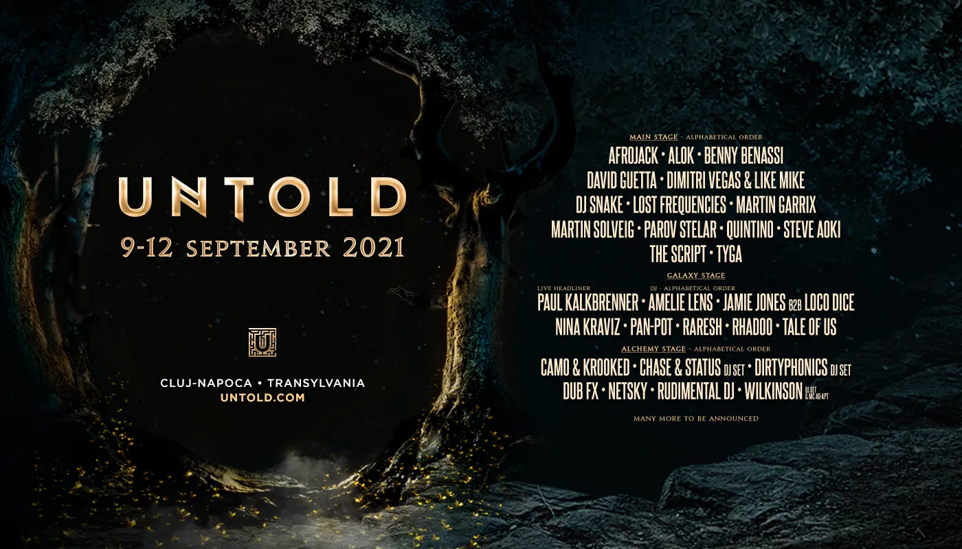 Promofoto von Untold Festival 2021.