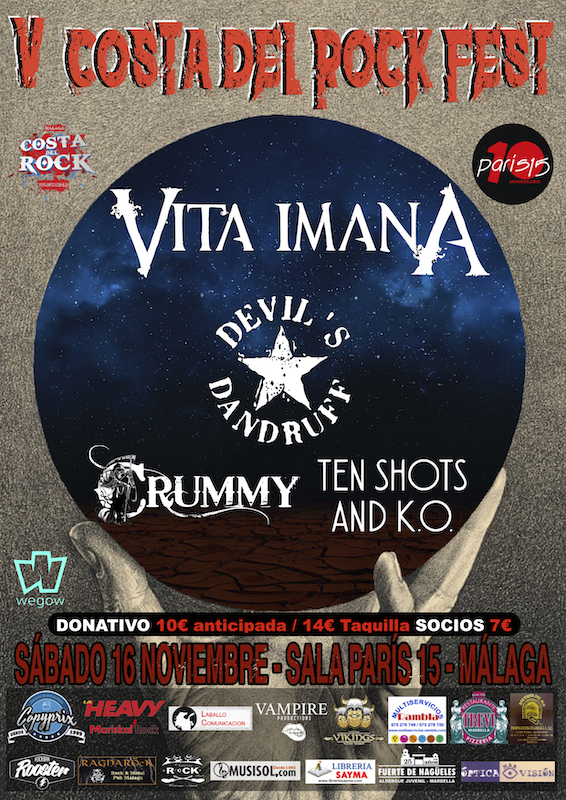 Fotografía promocional de V Costa Del Rock Fest