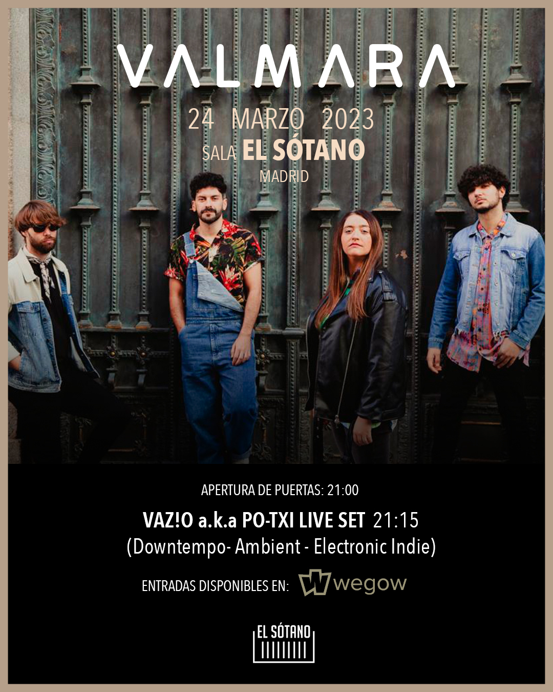 Fotografía promocional de Valmara en Madrid "Presentación QUINTAESENCIA"