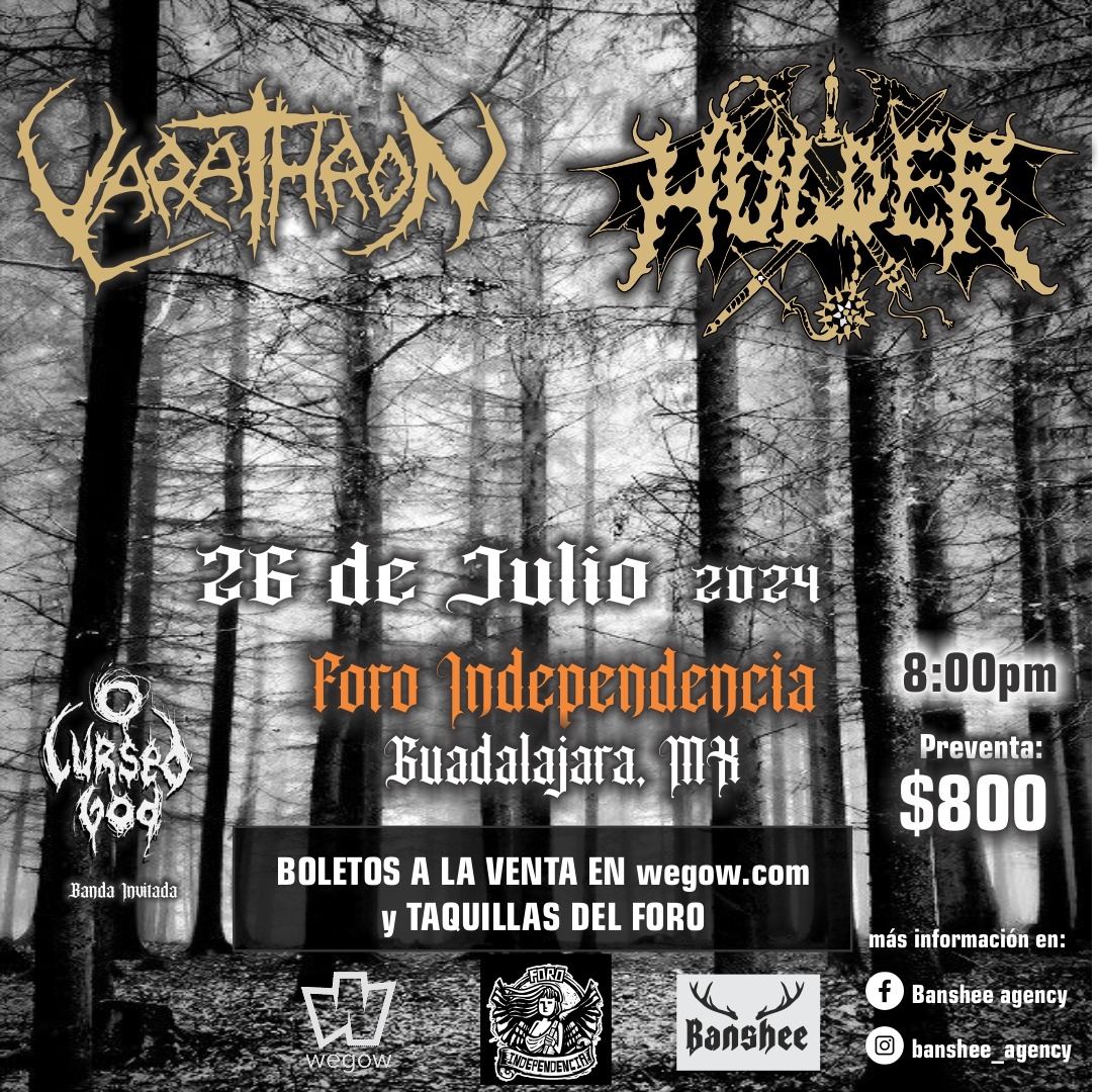 Fotografía promocional de Varathron & Hulder Foro Independencia