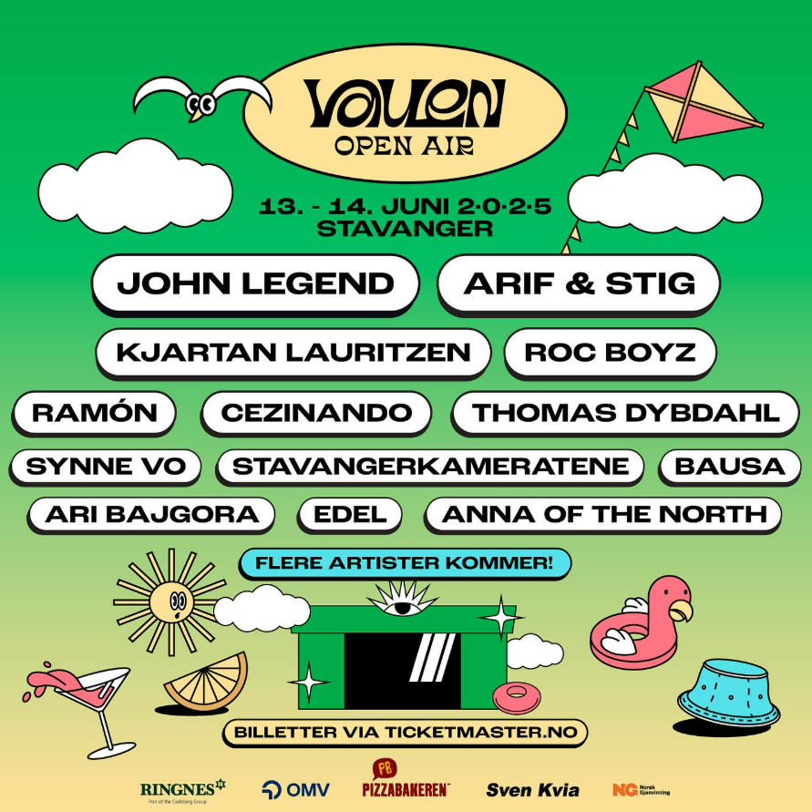 Promotional photograph of Vaulen Open Air 2025.