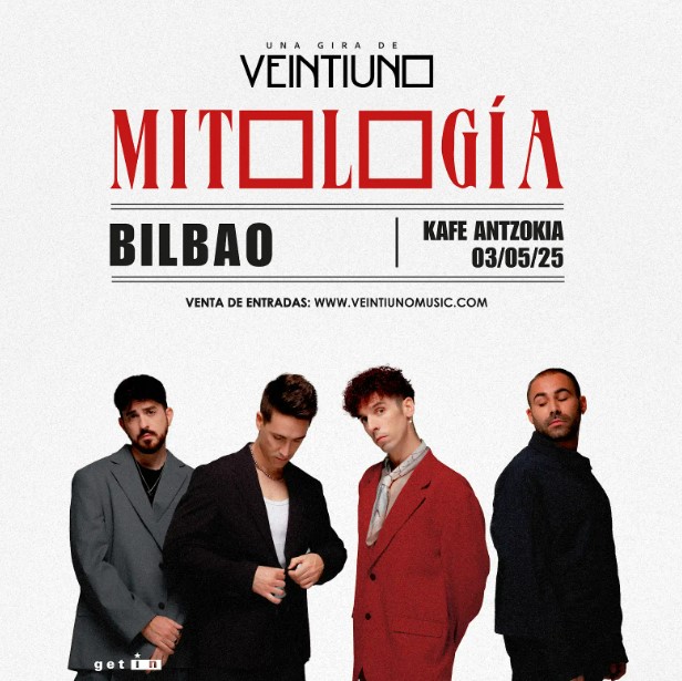 Fotografía promocional de Veintiuno en Bilbao