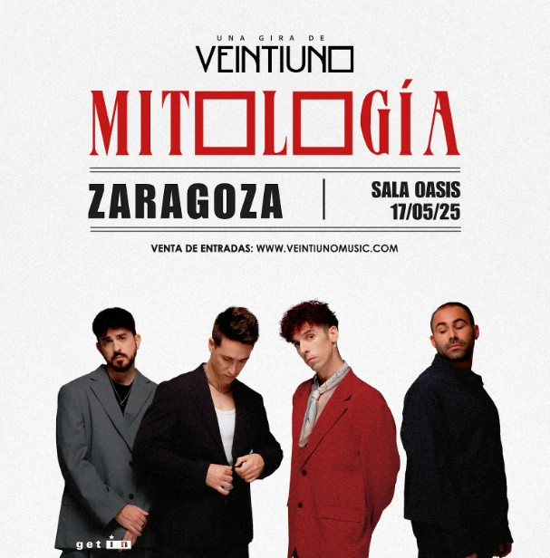 Fotografía promocional de Veintiuno en Zaragoza