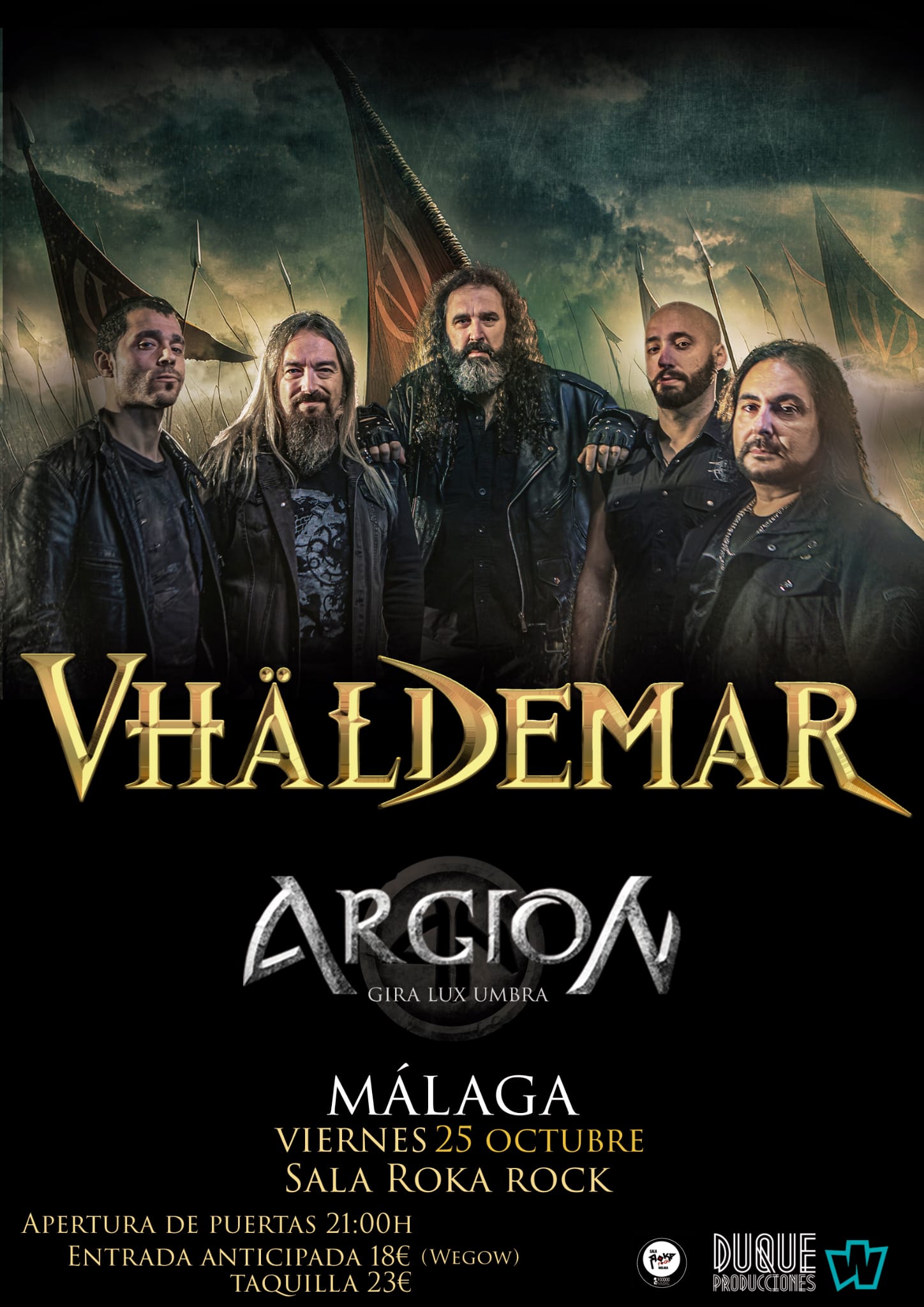 Fotografía promocional de VHALDEMAR Y ARGION EN MÁLAGA