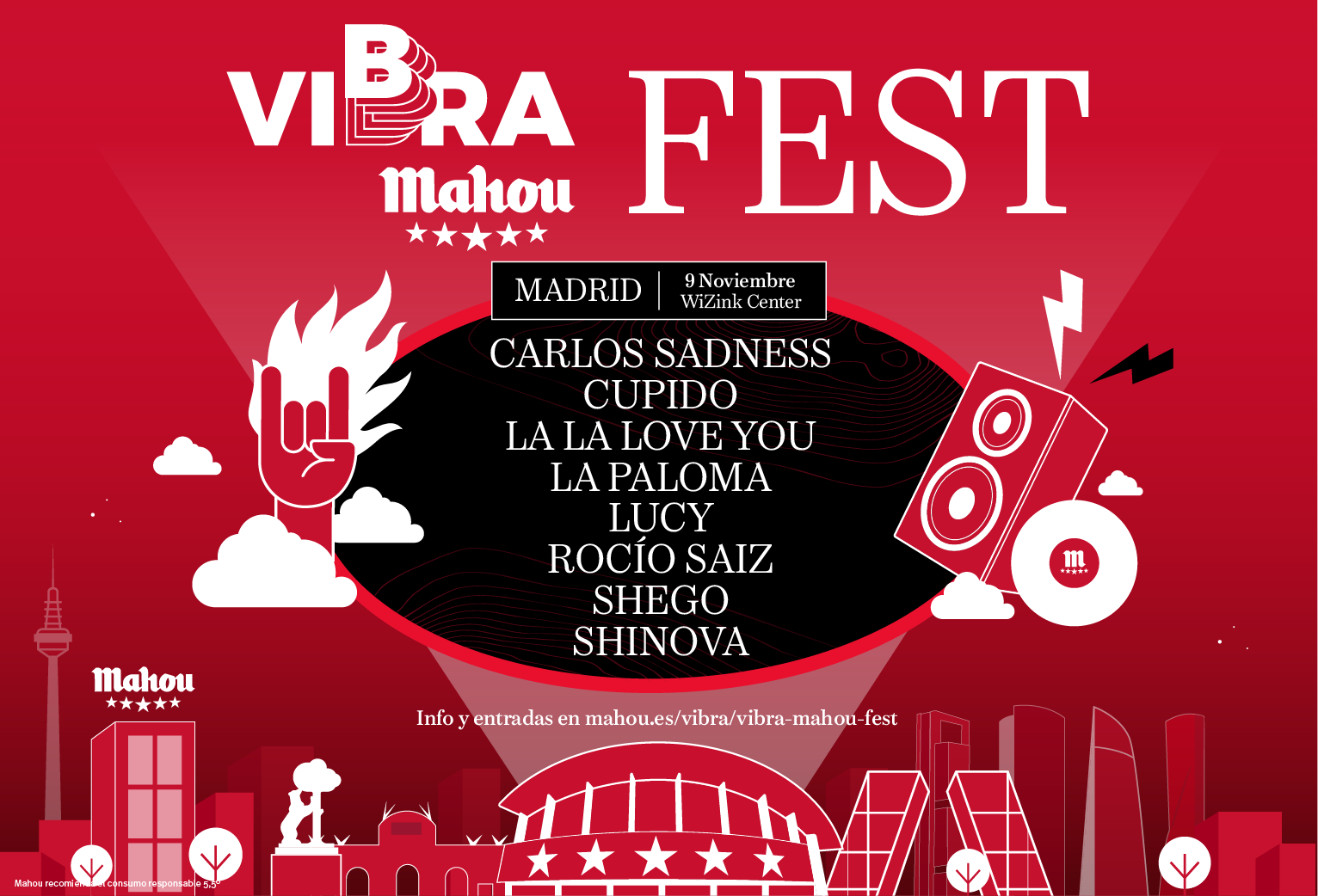Fotografía promocional de Vibra Mahou Fest Madrid - DESCUENTO MAHOU