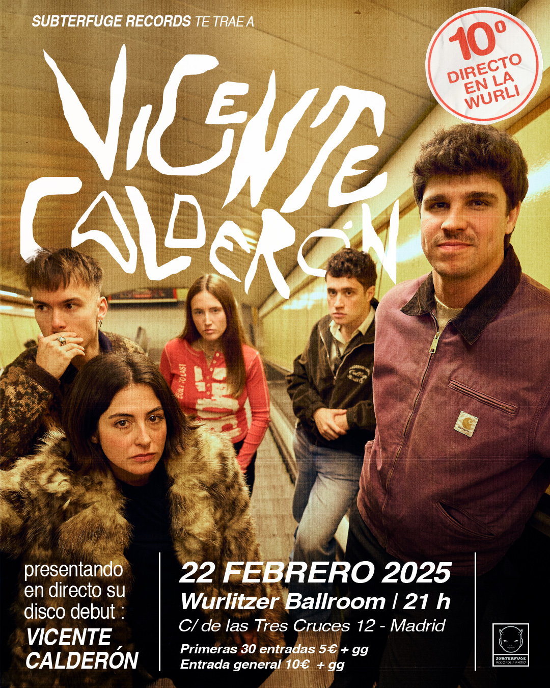 Fotografía promocional de Vicente Calderón en Madrid