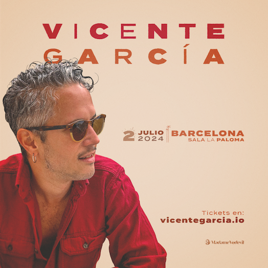 Fotografía promocional de Vicente García en Barcelona