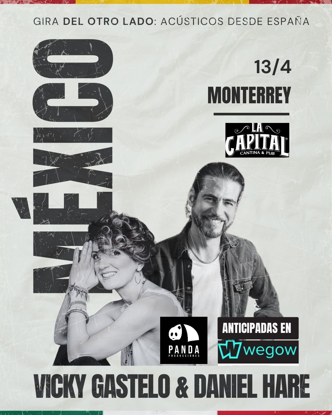 Fotografía promocional de Vicky Gastelo & Daniel Hare en Monterrey