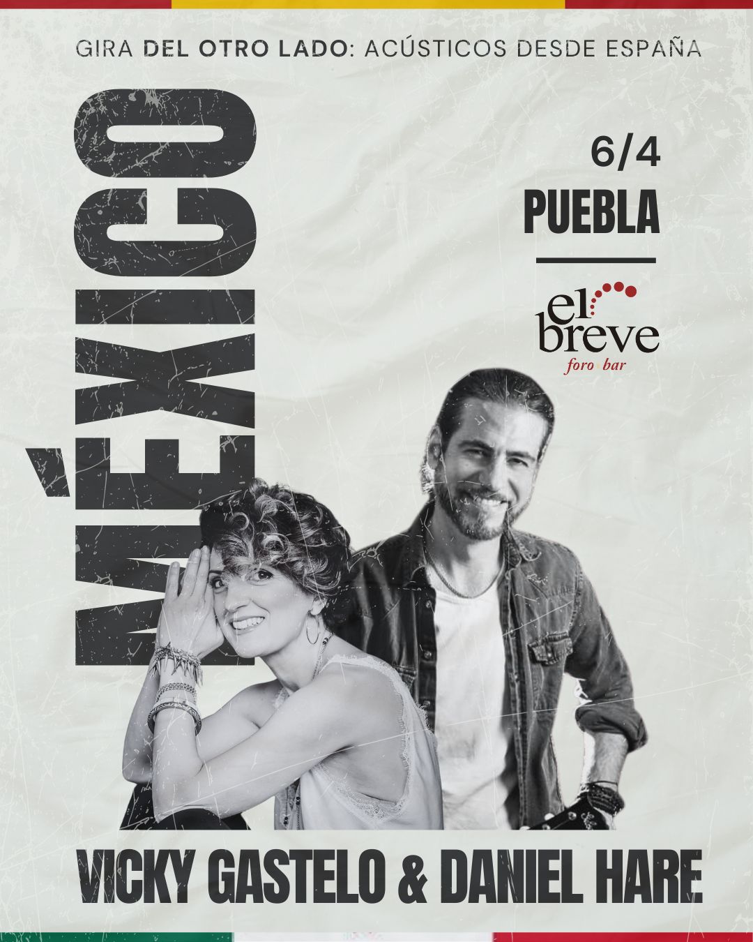Fotografía promocional de Vicky Gastelo & Daniel Hare en Puebla