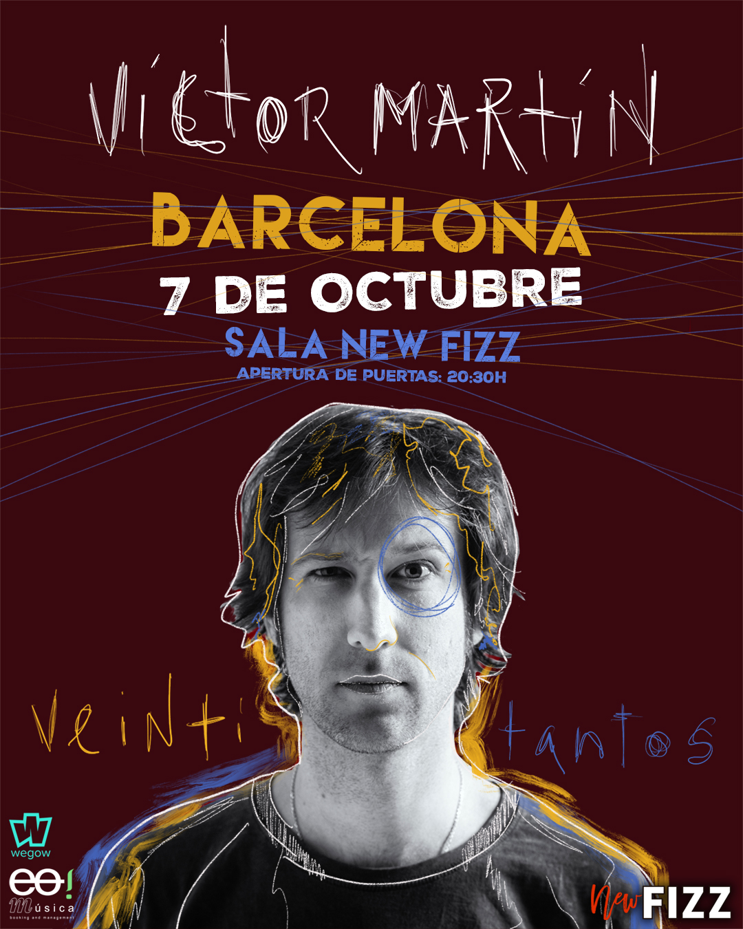 Fotografía promocional de Víctor Martín en Barcelona