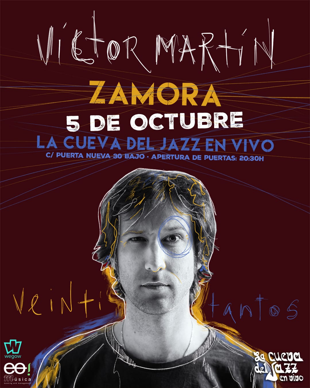 Fotografía promocional de Víctor Martín en Zamora
