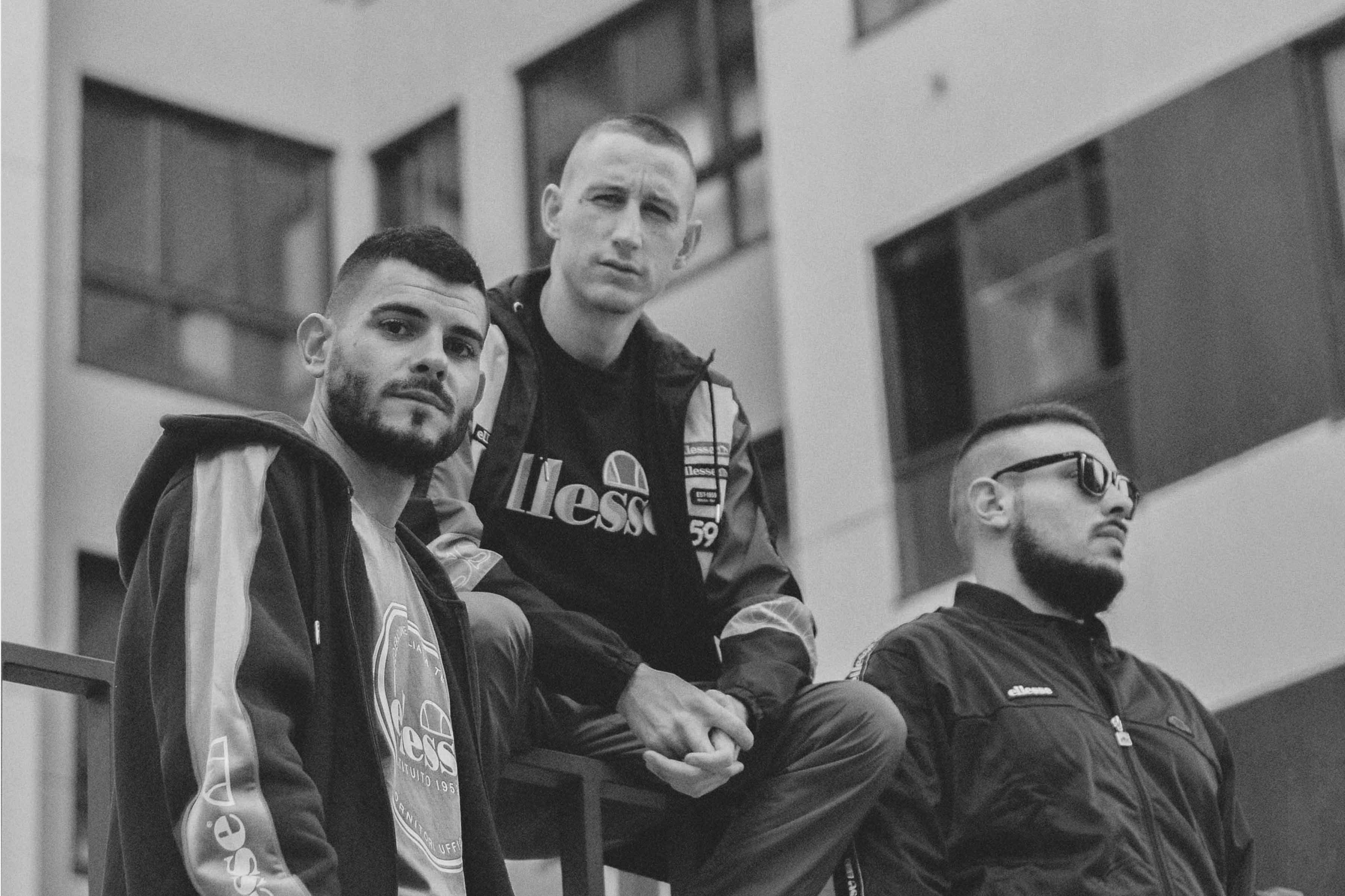 Fotografía promocional de Víctor Rutty, Rober del Pyro & DJ Kaef en Burgos - Fin de gira Backup