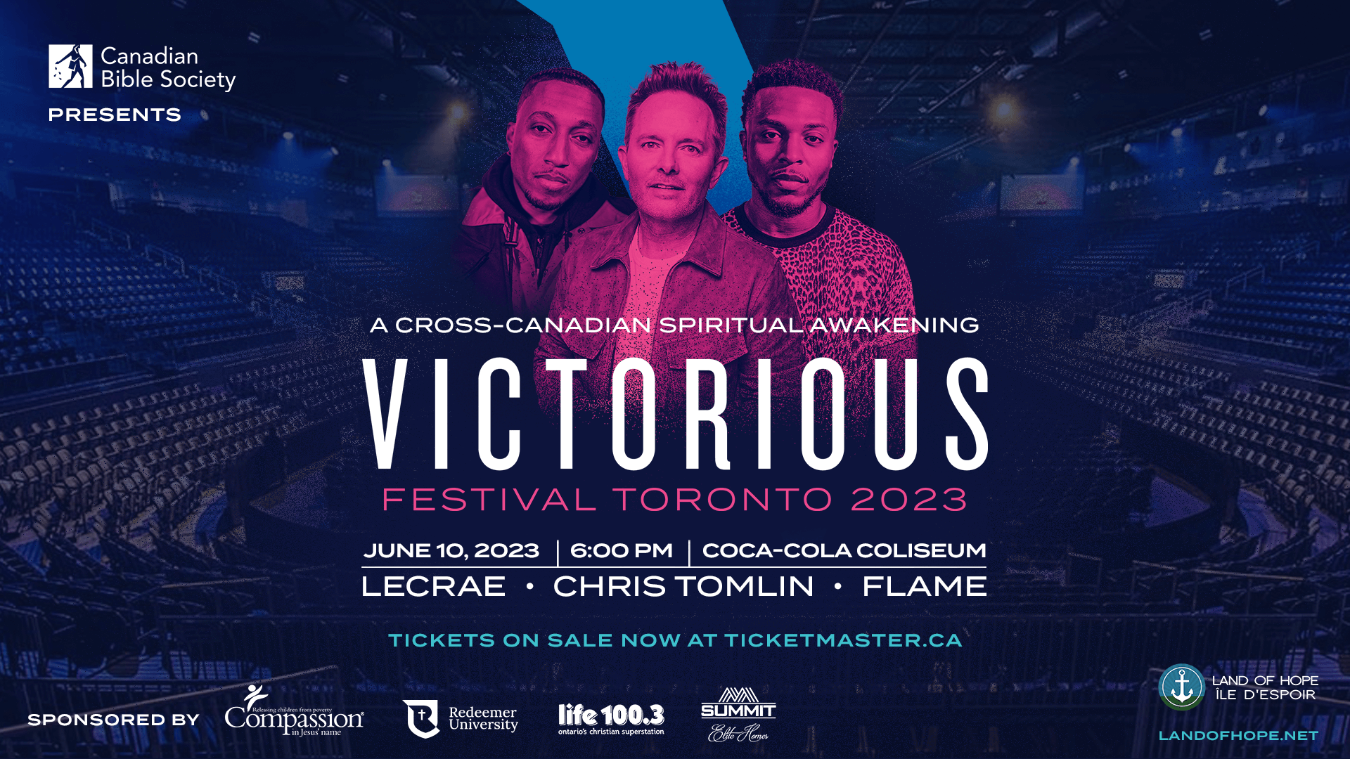 Promofoto von Victorious Festival 2023 Toronto.