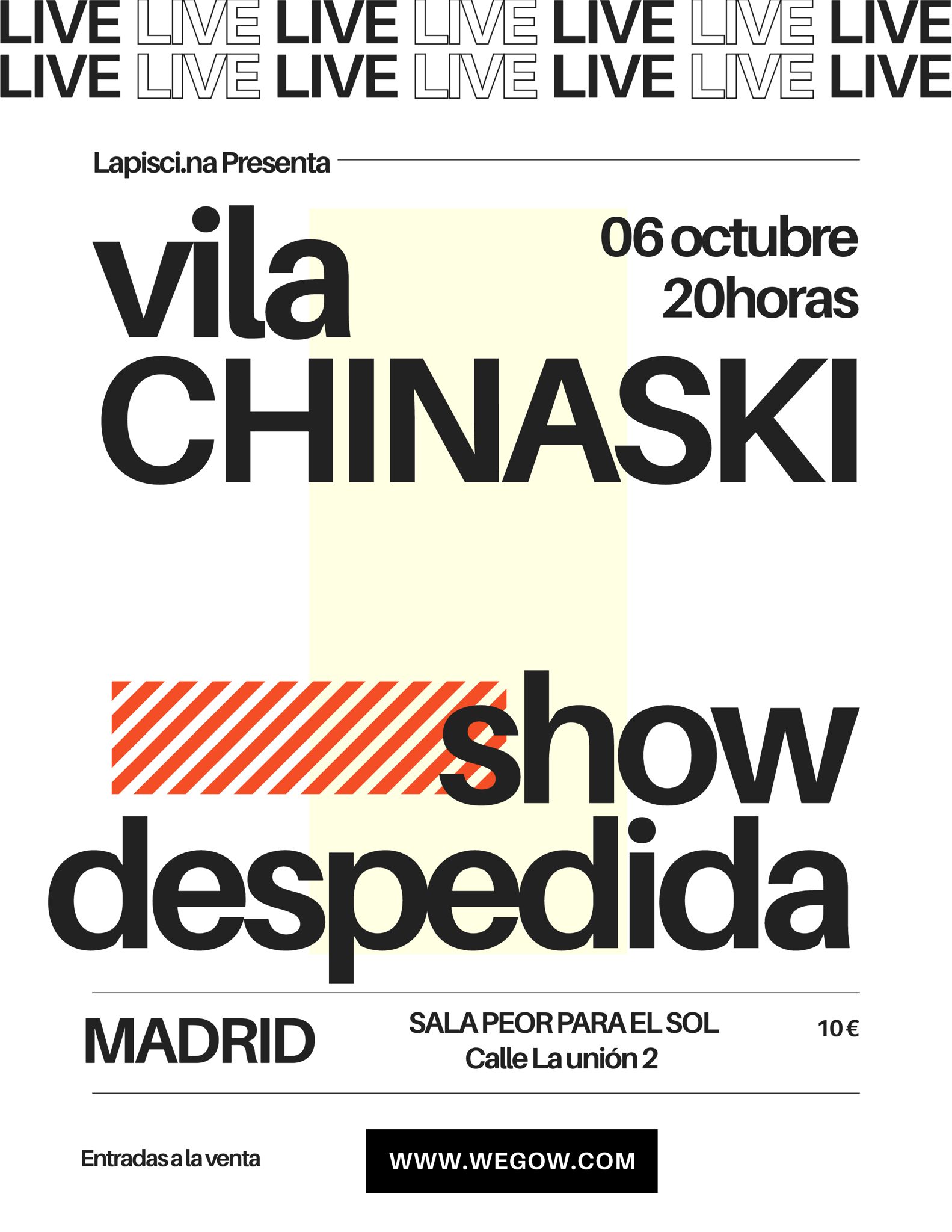 Fotografía promocional de Vila Chinaski en Madrid