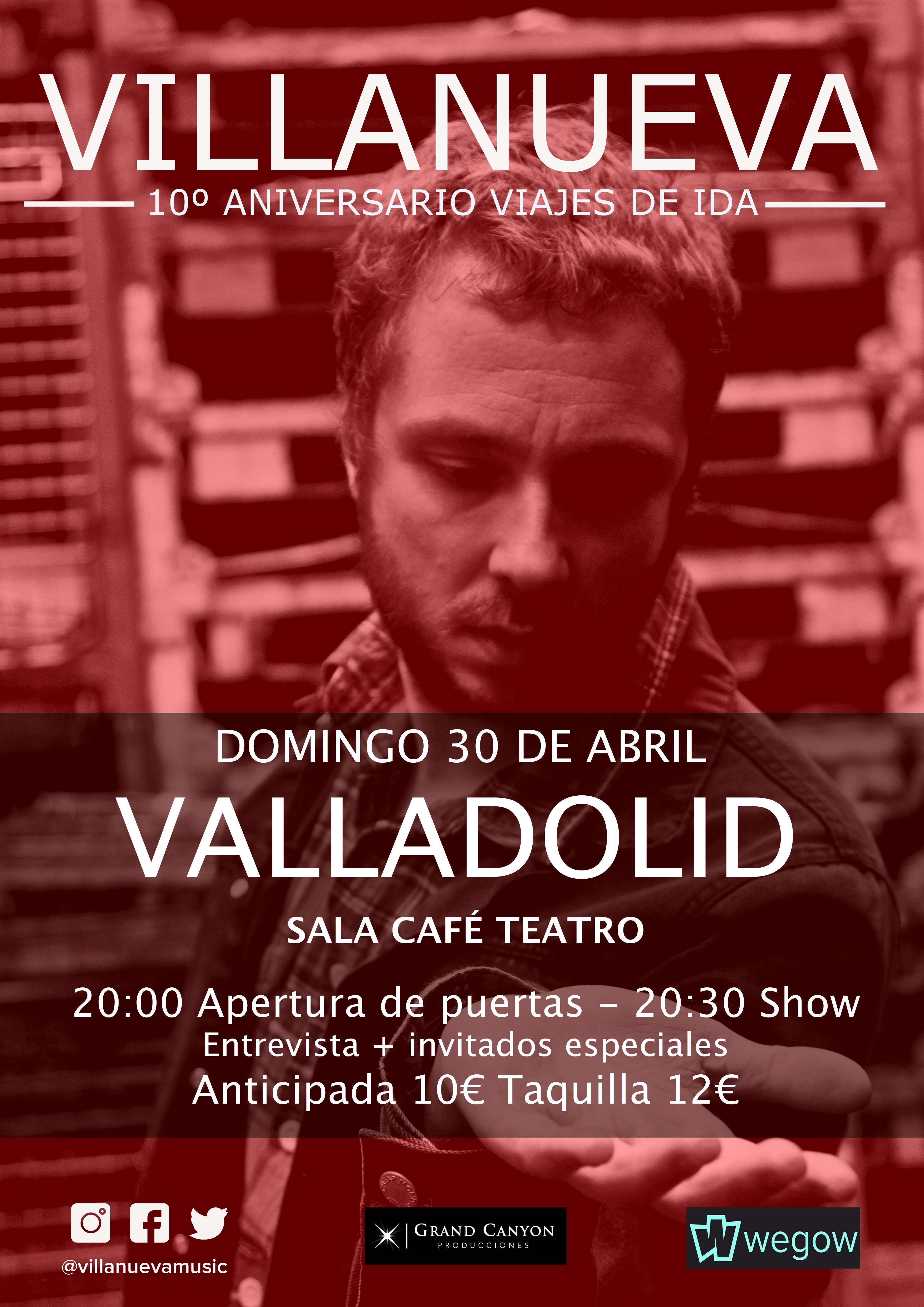 Fotografía promocional de VILLANUEVA en VALLADOLID, Café teatro