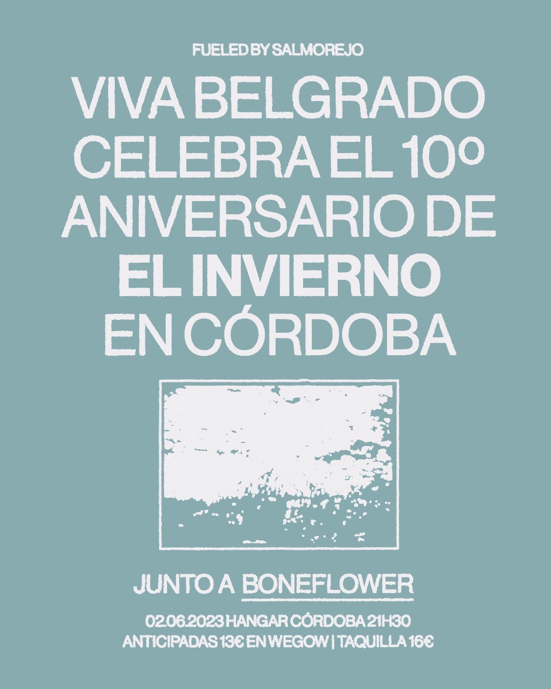 Fotografía promocional de Viva Belgrado 10º Aniversario de El Invierno en Córdoba + Boneflower