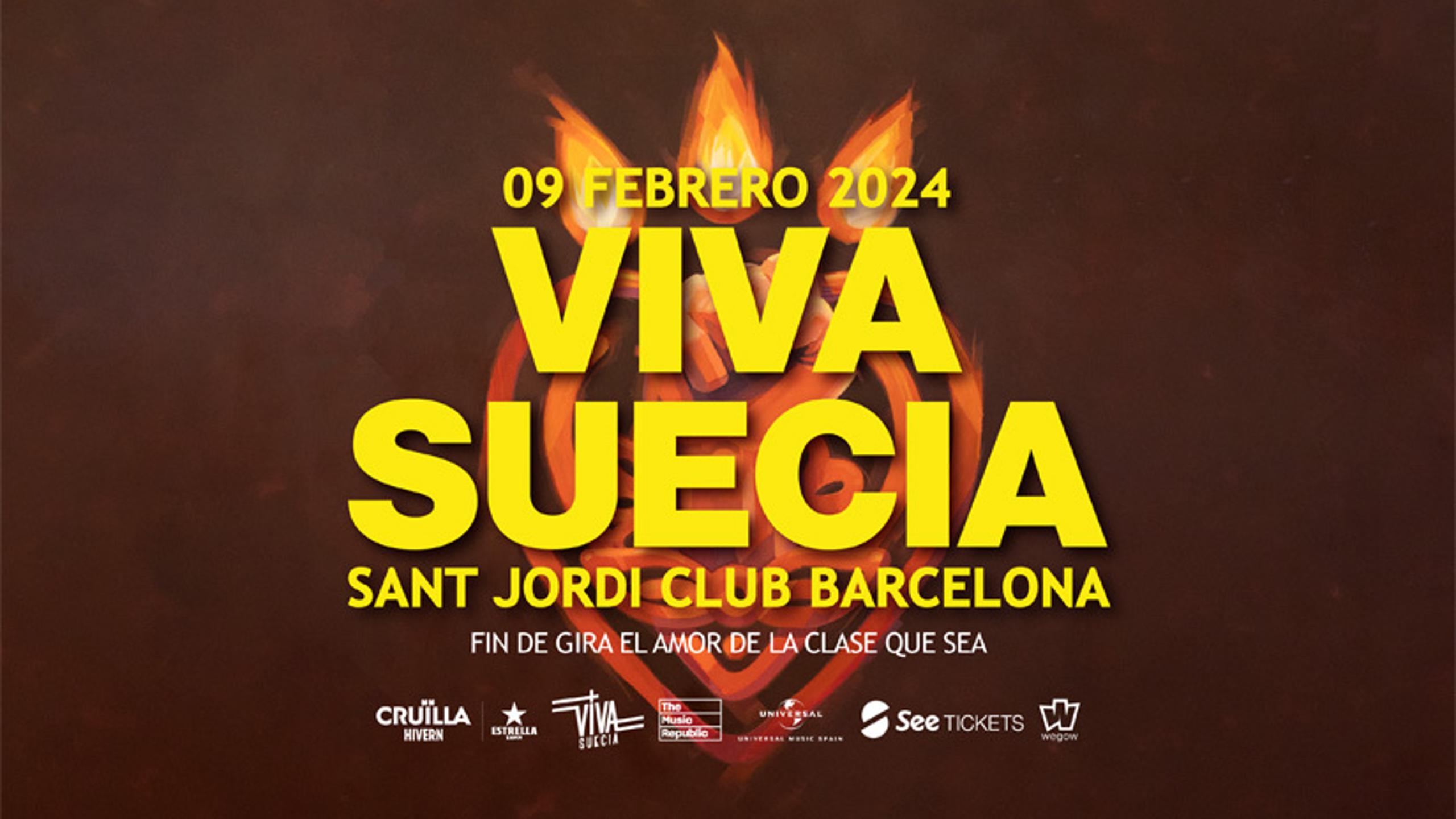 Fotografía promocional de Viva Suecia en Barcelona | Fin de gira 'El amor de la clase que sea'