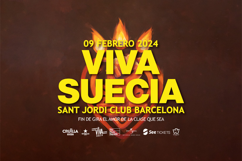 Fotografía promocional de Viva Suecia en Barcelona | Fin de gira 'El amor de la clase que sea'