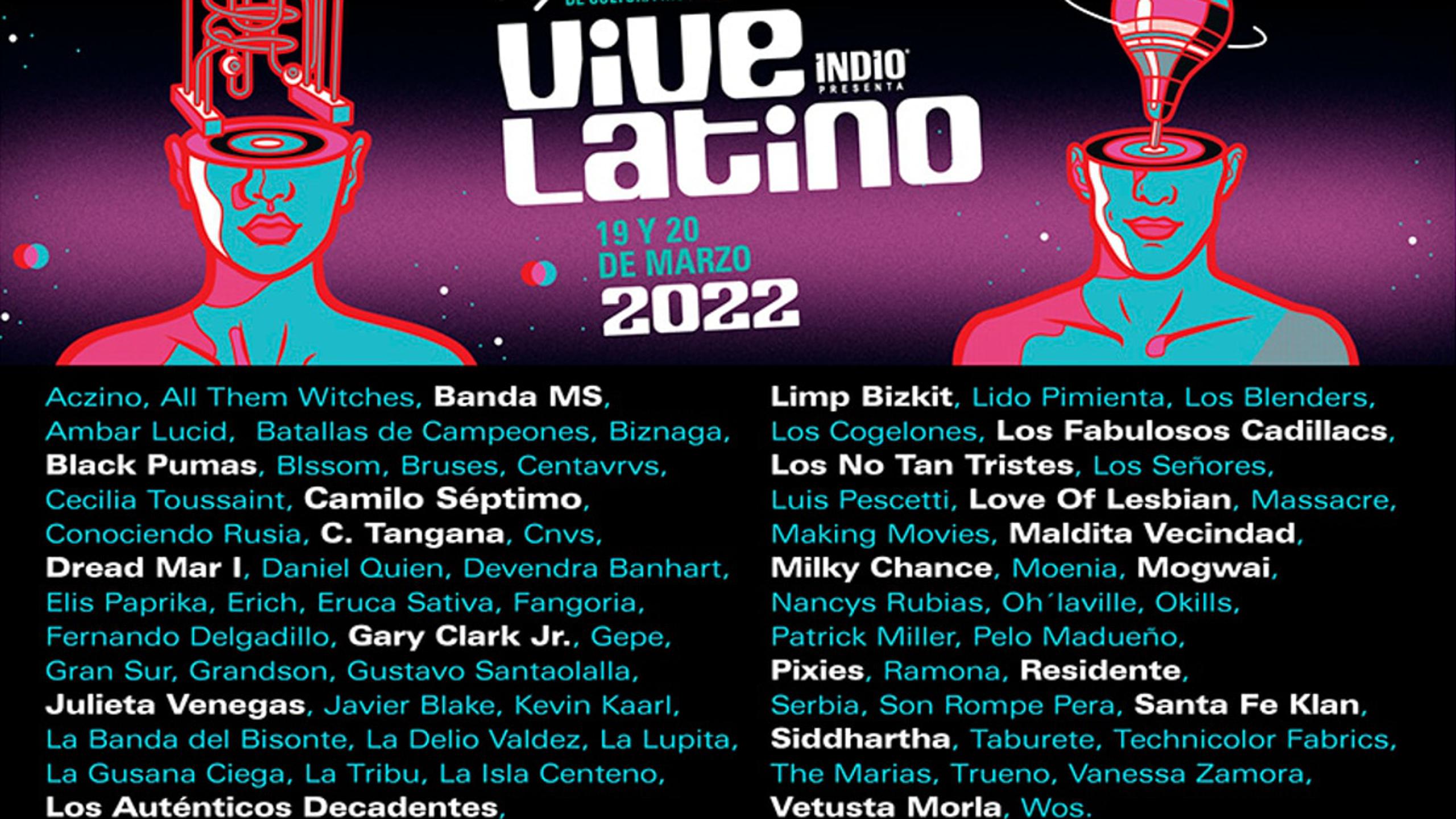 Vive Latino 2022. Entradas, cartel, grupos de Vive Latino 2022 Wegow