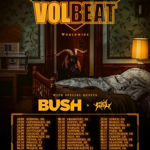 Promotional photograph of Concierto de Volbeat en Manchester.