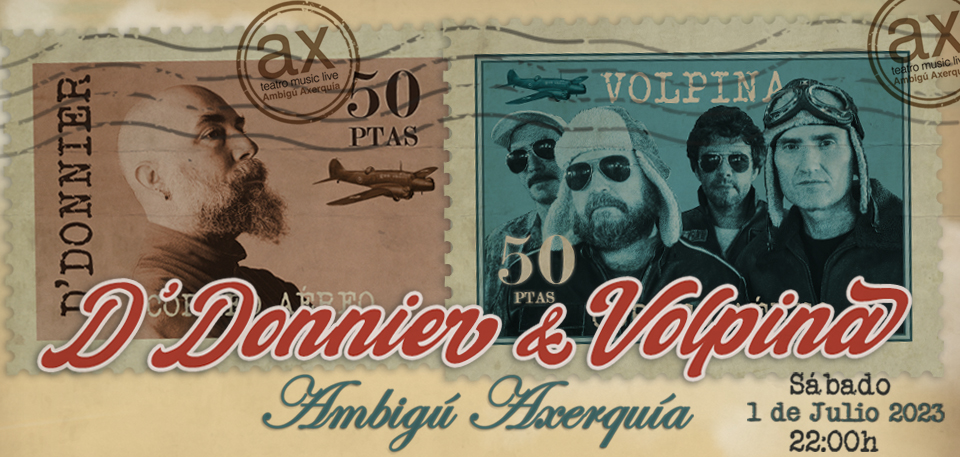 Fotografía promocional de VOLPINA + D'DONNIER en concierto