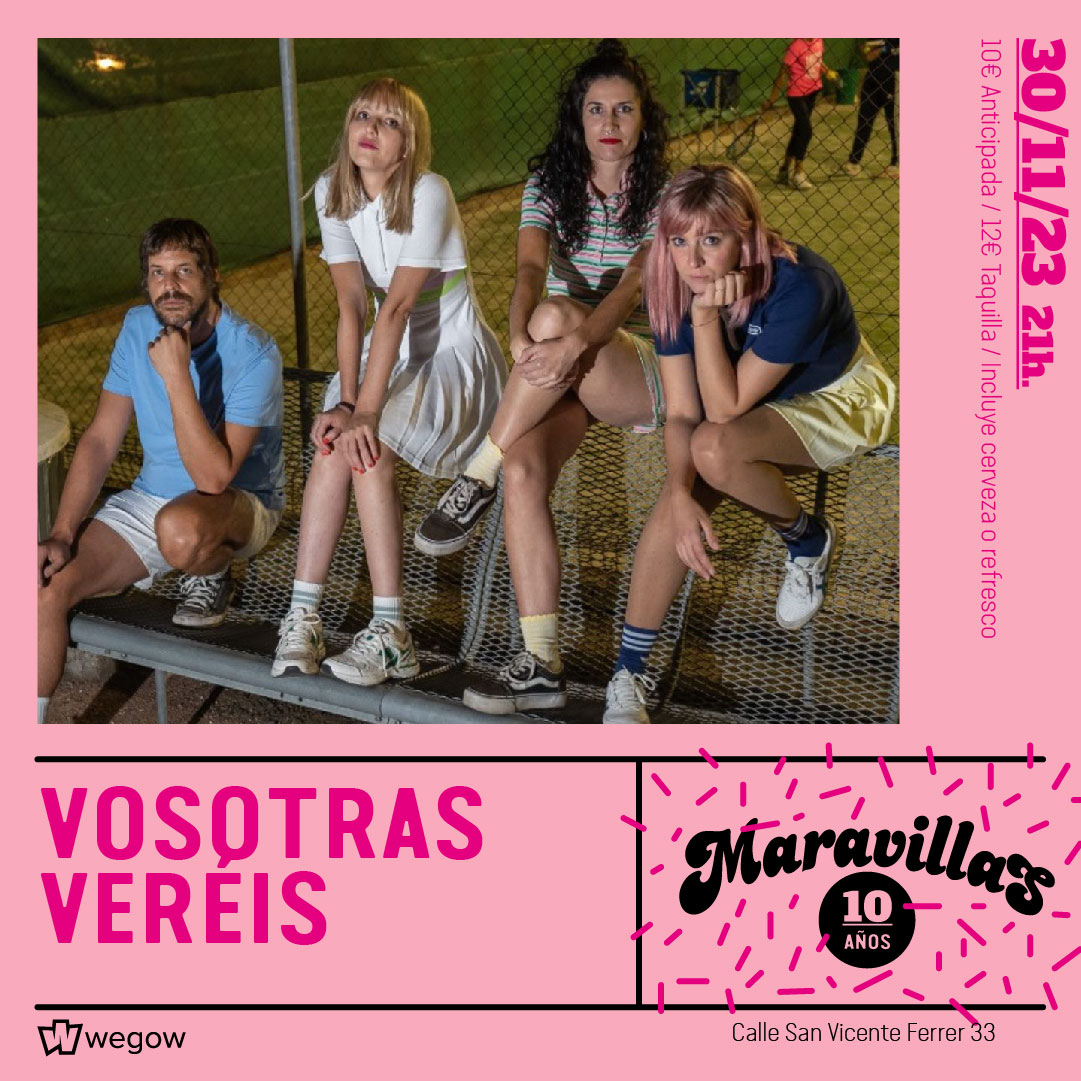 Fotografía promocional de Vosotras Veréis en Maravillas Club