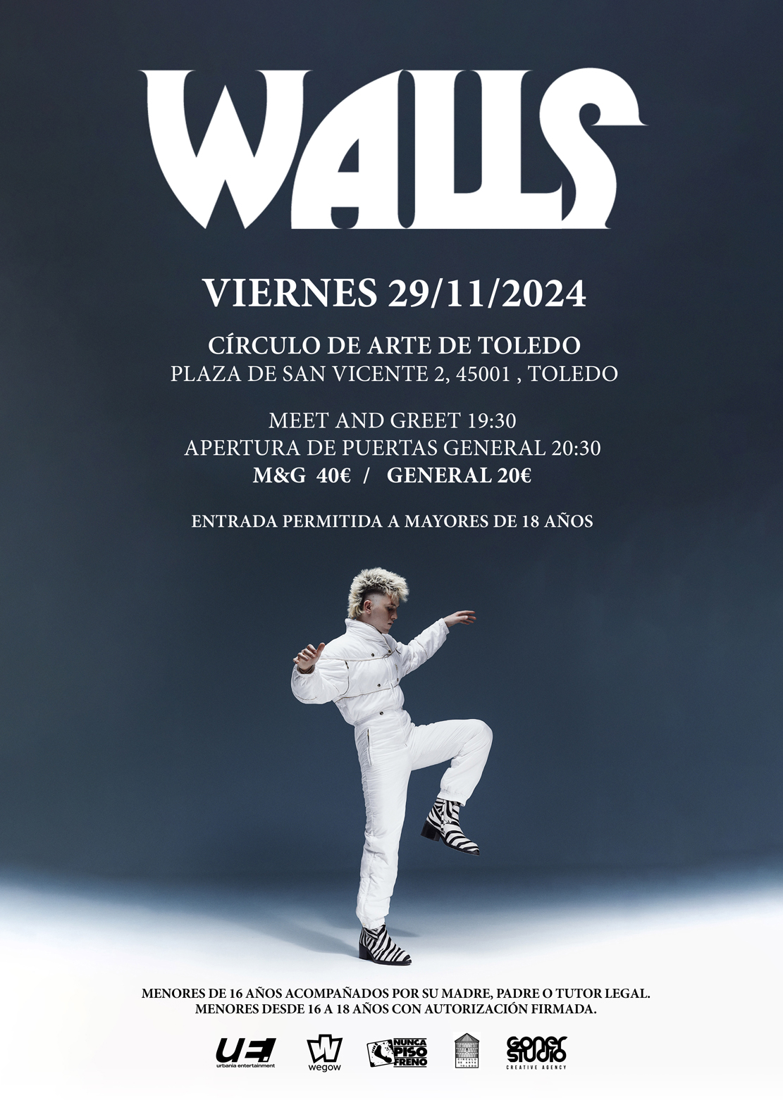 Fotografía promocional de Walls en Toledo