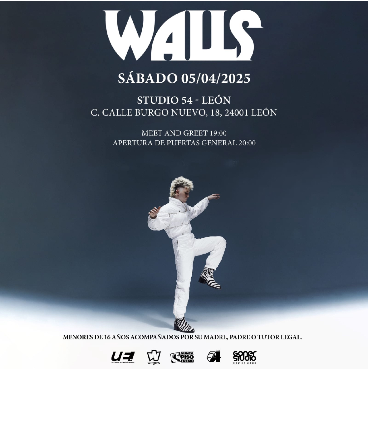 Fotografía promocional de Walls en León