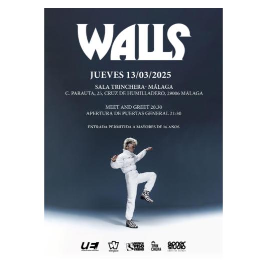 Fotografía promocional de Walls en Malaga