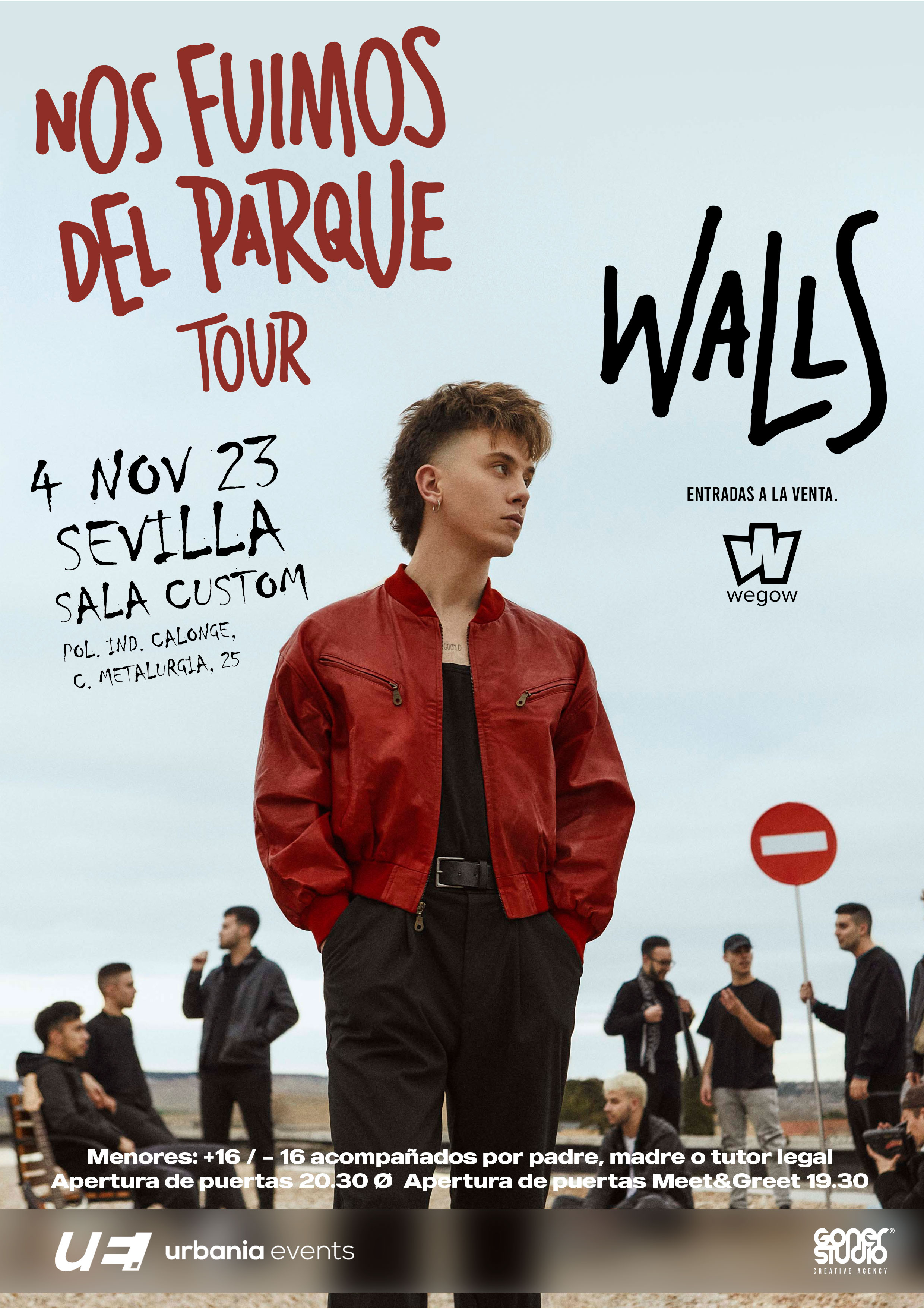 Fotografía promocional de Walls en Sevilla