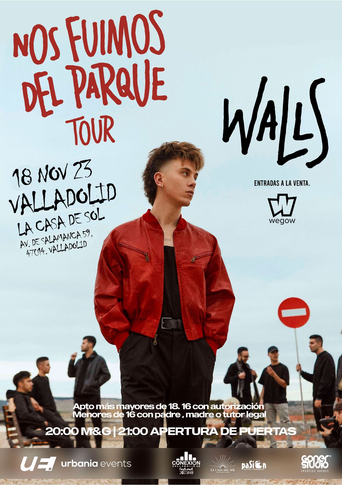 Fotografía promocional de Walls en Valladolid