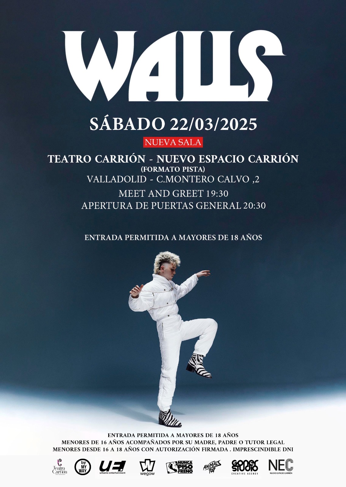 Fotografía promocional de Walls en Valladolid