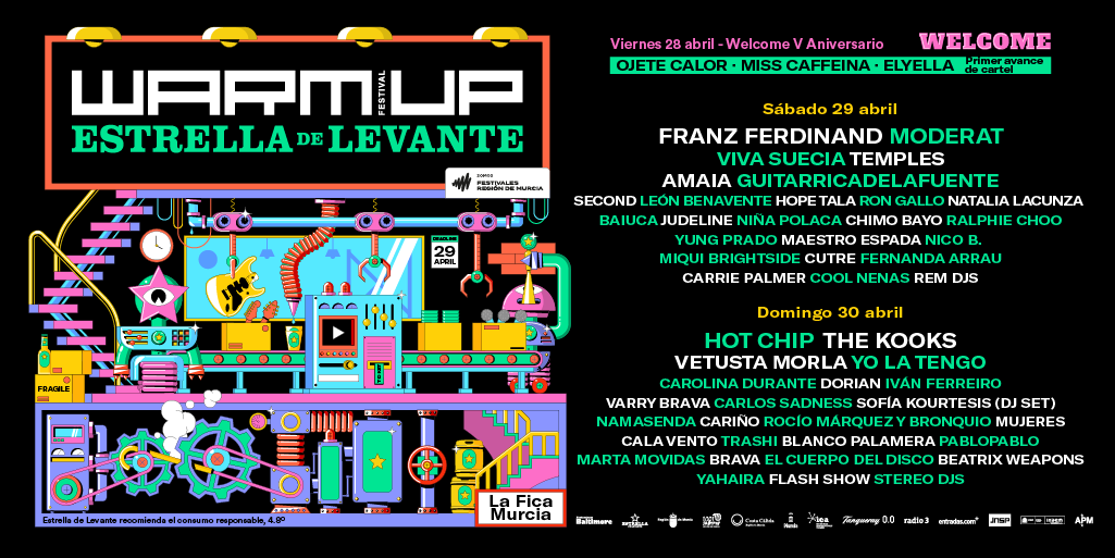 Promotional photograph of WARM UP Estrella de Levante 2023.