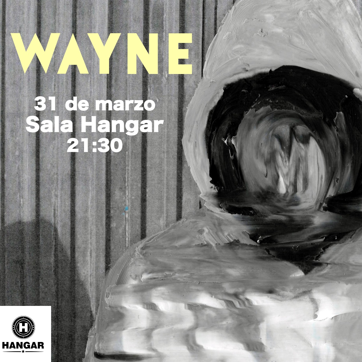Fotografía promocional de Wayne en Sala Hangar (Córdoba)