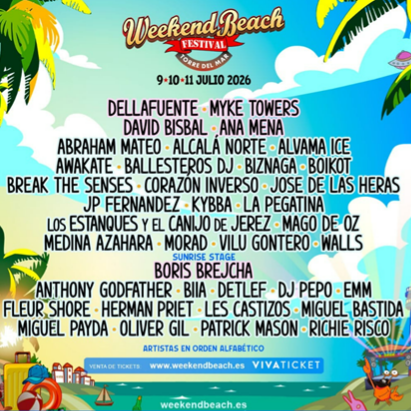 Fotografía promocional de Weekend Beach Festival