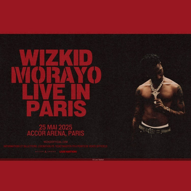 Fotografía promocional de Concierto de Wizkid en París