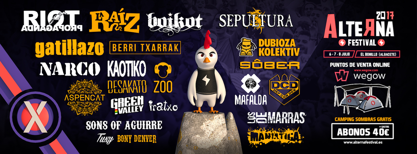 Fotografía promocional de X Alterna Festival 2017