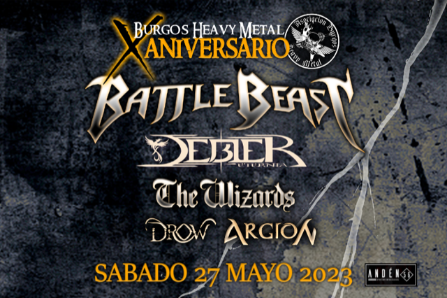 Fotografía promocional de X ANIVERSARIO Asociación Burgos Heavy Metal