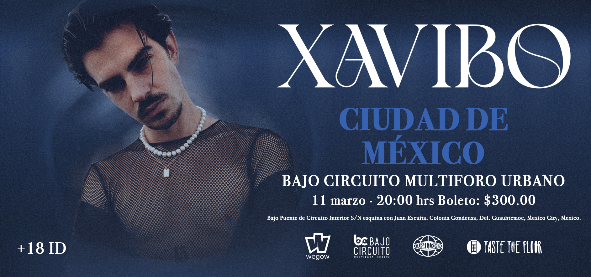Fotografia promozionale di Xavibo en CDMX.