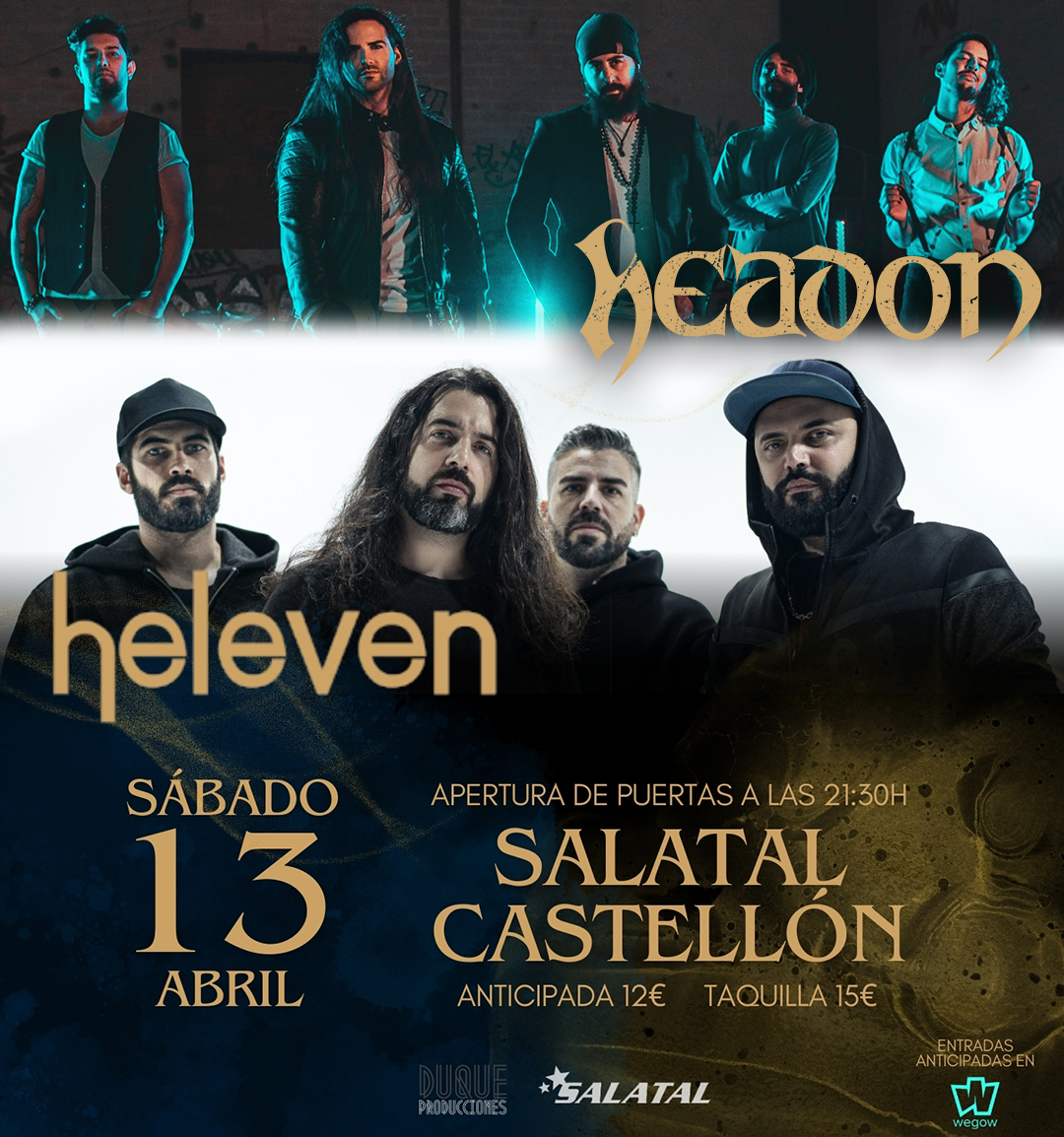 Fotografía promocional de Headon y Heleven  en Castelló