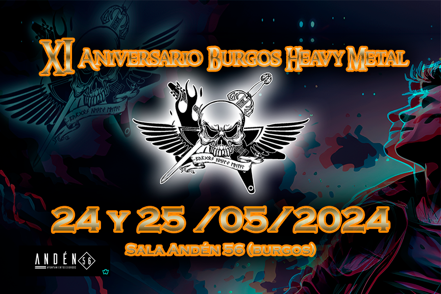 Fotografía promocional de XI ANIVERSARIO ASOCIACIÓN BURGOS HEAVY METAL