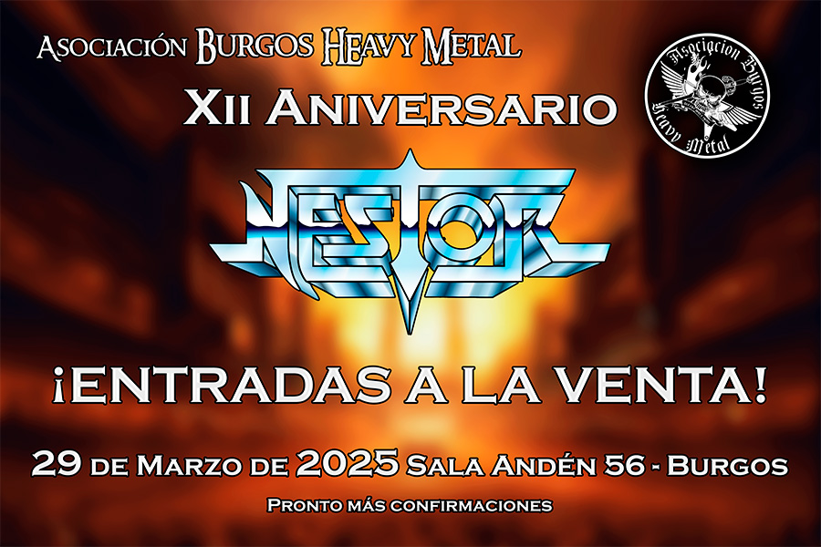 Fotografía promocional de XII Aniversario Burgos Heavy Metal