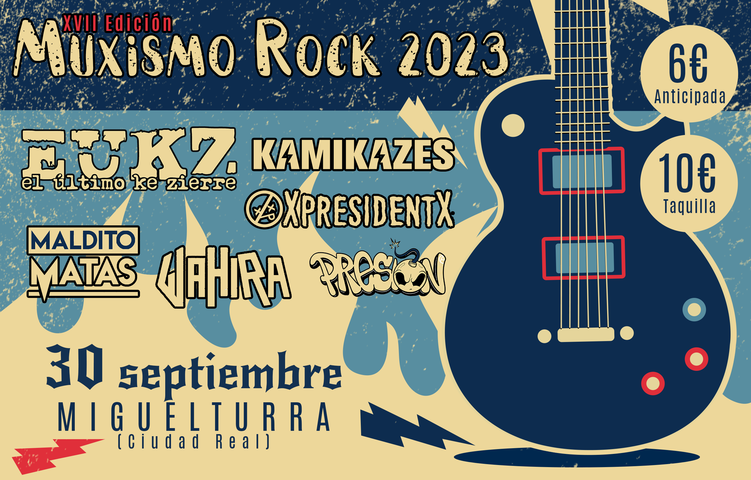 Fotografía promocional de XVII Festival Muxismo Rock 2023